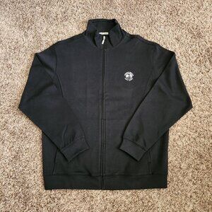 vintage pebble beach zip-up jacket clark & gregory sportswear athleisure casual